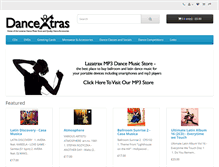 Tablet Screenshot of dancextras.co.uk